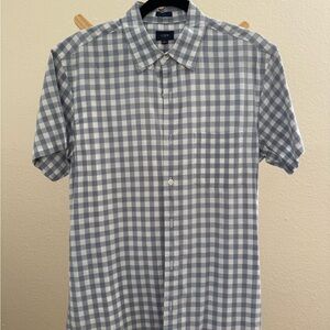 J. Crew Men's Gray Plaid Casual Shirt